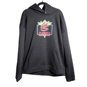 Under Armour Stephen Curry NBA Jam Hoodie Black He's On Fire Mens 2XL Sweatshirt